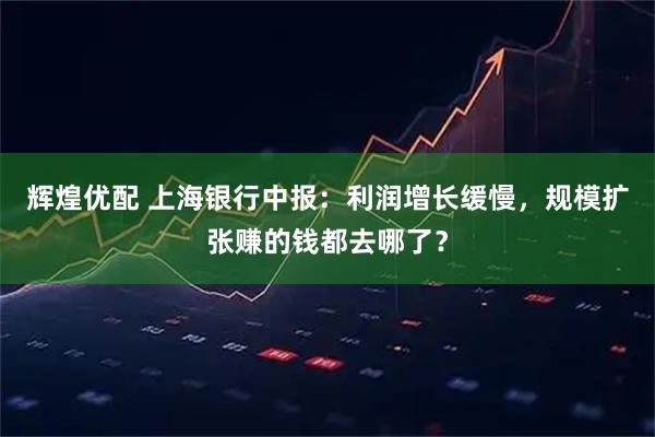 辉煌优配 上海银行中报：利润增长缓慢，规模扩张赚的钱都去哪了？